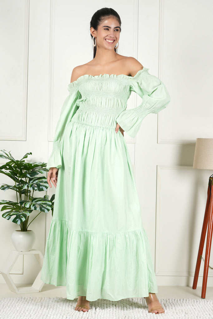 Islay Lime Zest Green Dress